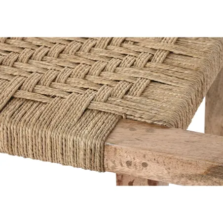 Taburetė Home ESPRIT Virvė Mango mediena 127 x 41 x 47 cm
